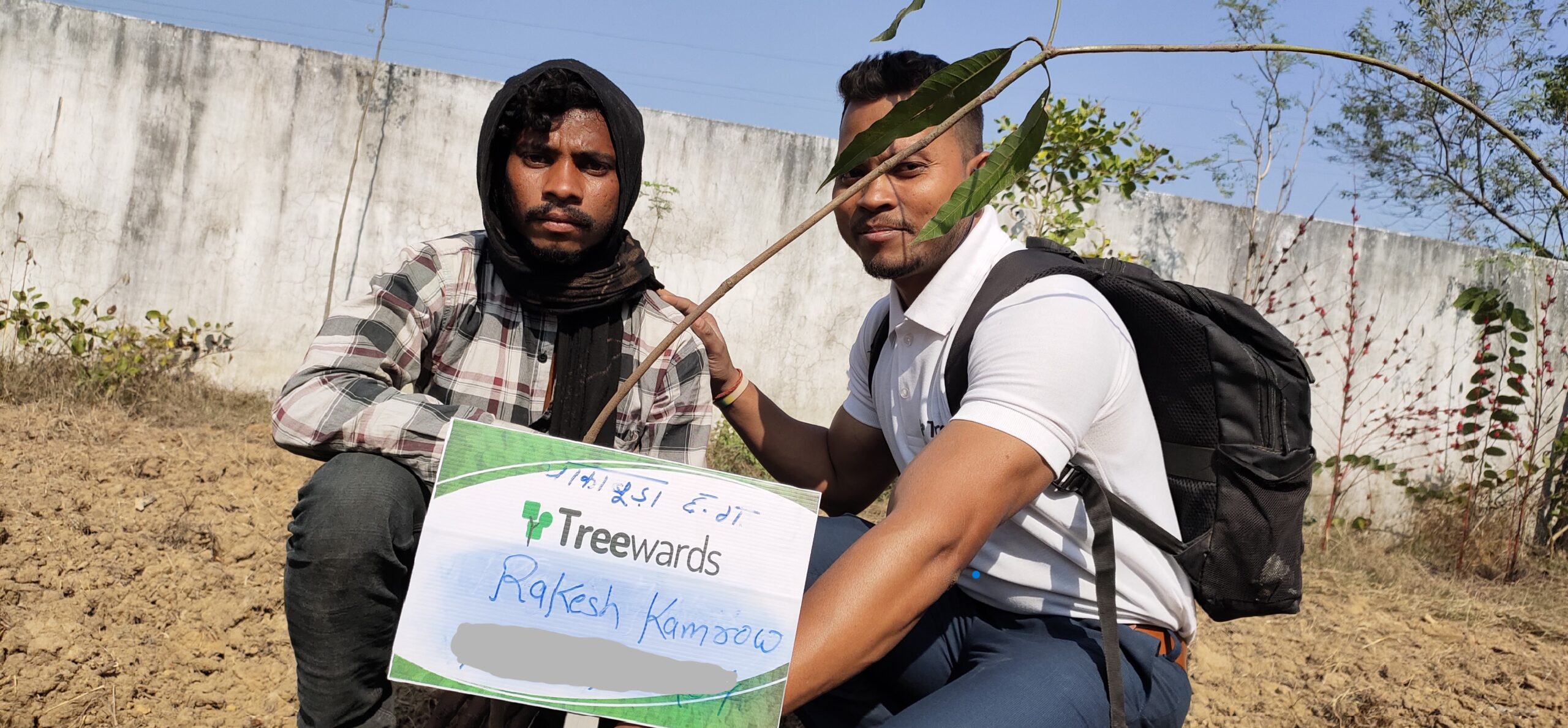 Tree Plantation Drive Story 2 – How Treewards contributed Rakesh Kamrow