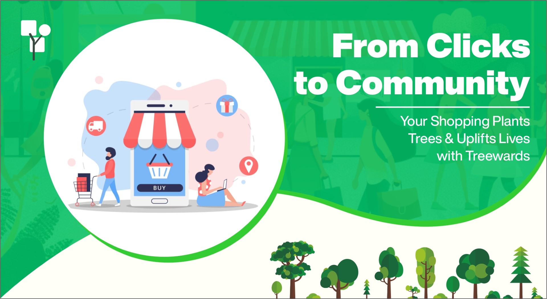 From Clicks to Community: Your Shopping Plants Trees with Treewards