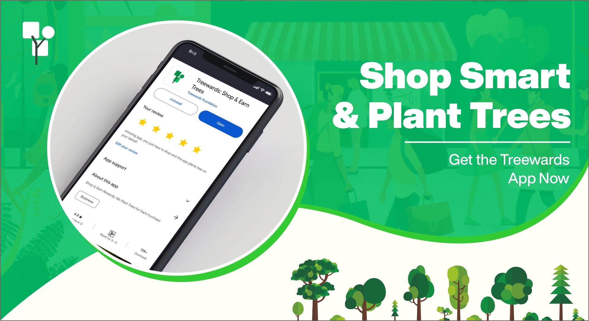Shop Smart, Plant Trees: Get the Treewards App Now