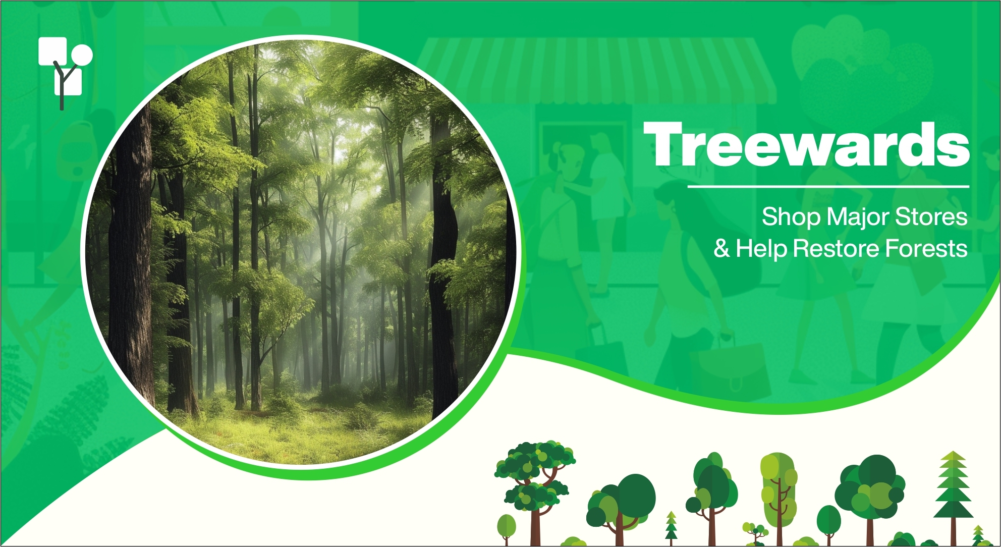 Treewards – Shop Major Stores & Help Restore Forests