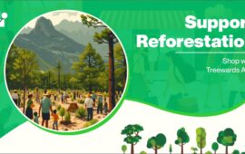 Support Reforestation: Shop with Treewards App