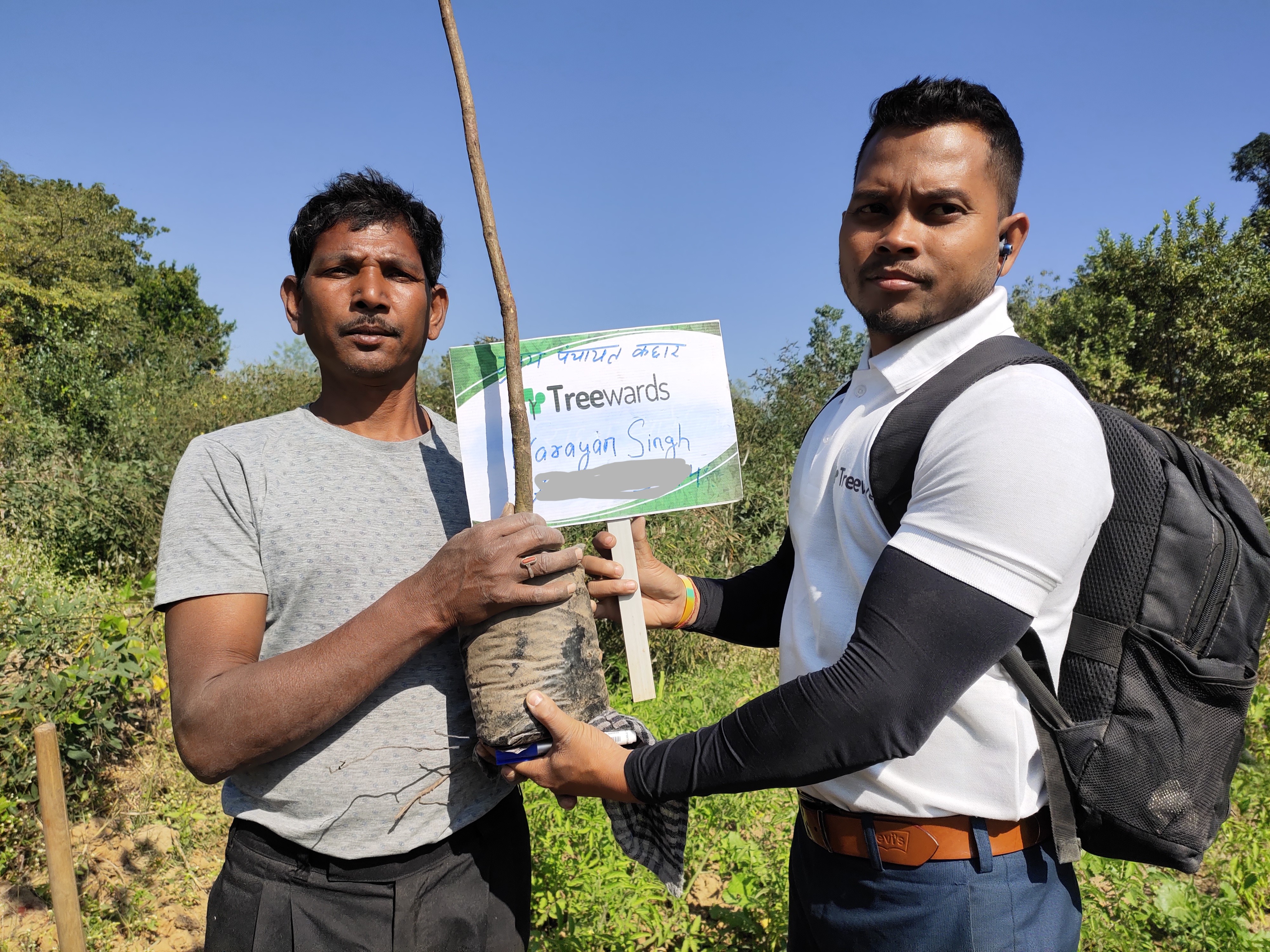Tree Plantation Drive Story 53 – How Treewards helped Narayan Singh