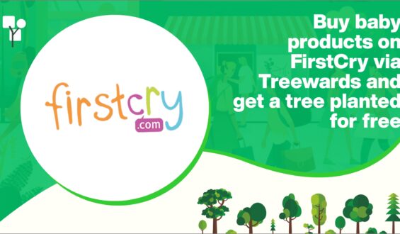 Buy baby products on FirstCry via Treewards and get a tree planted for free!