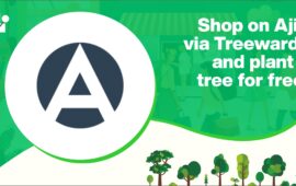 Ajio: Shop on Ajio via Treewards and get a tree planted for free!