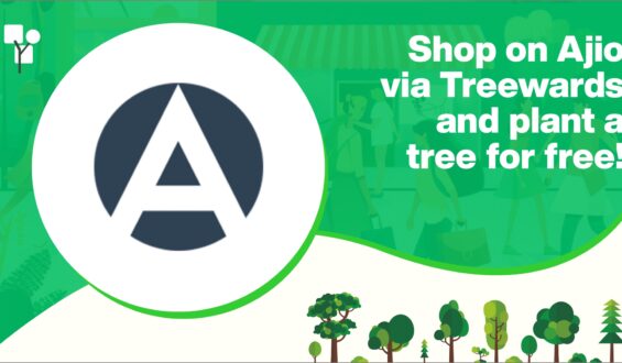 Ajio: Shop on Ajio via Treewards and get a tree planted for free!
