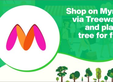 Myntra: Shop on Myntra via Treewards and plant a tree for free