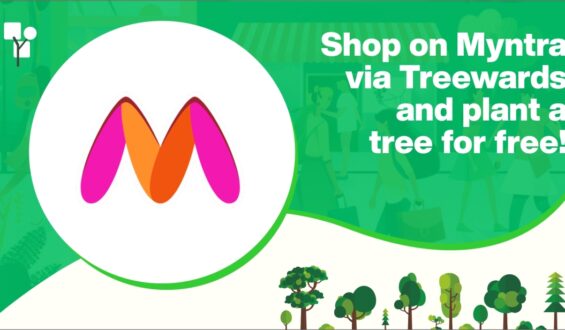 Myntra: Shop on Myntra via Treewards and plant a tree for free