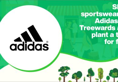 Adidas: Shop sportswear on Adidas via Treewards and plant a tree for free!