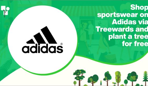 Adidas: Shop sportswear on Adidas via Treewards and plant a tree for free!