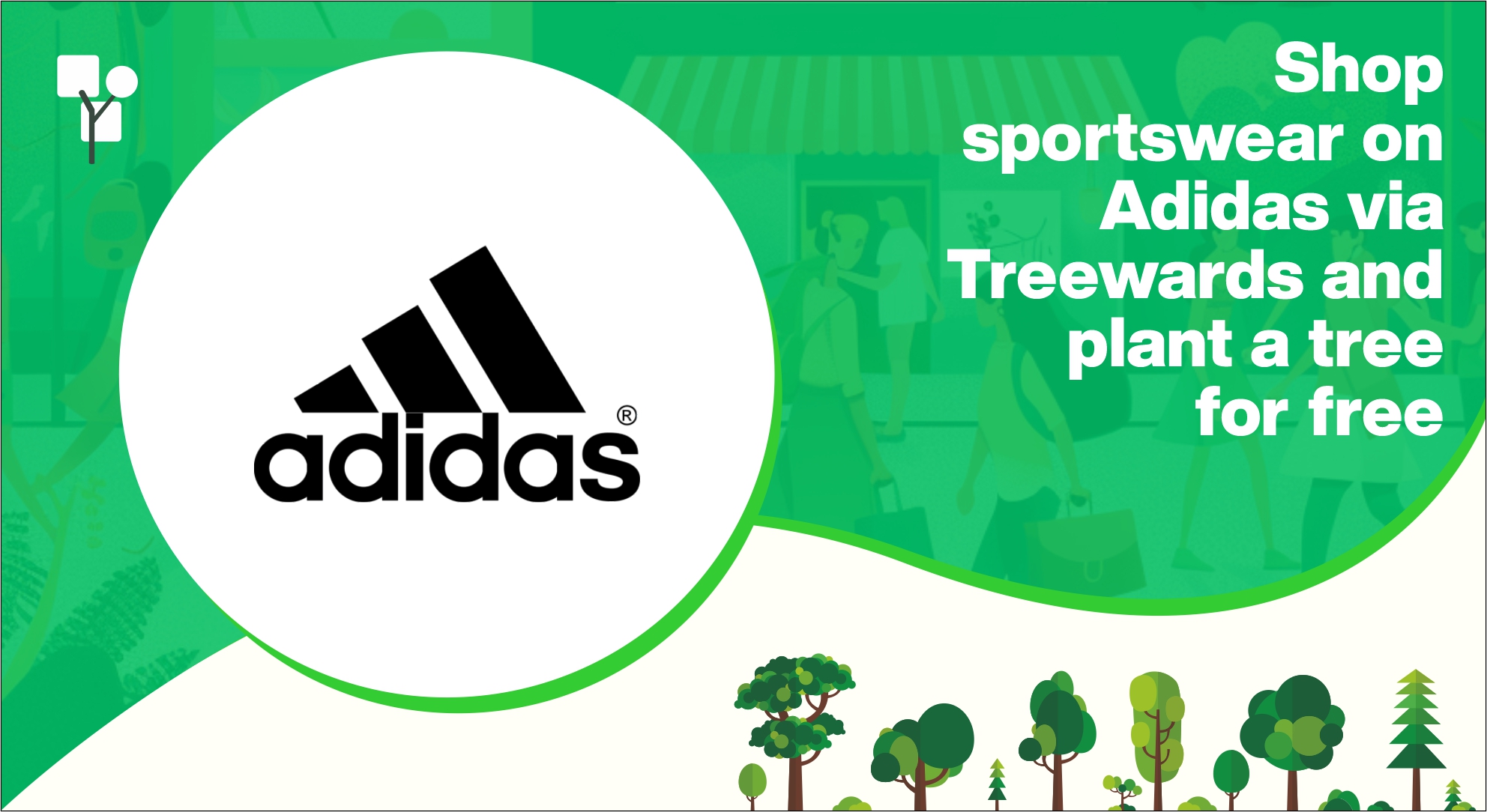 Adidas: Shop sportswear on Adidas via Treewards and plant a tree for free!