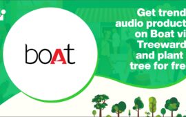Get trendy audio products on Boat via Treewards and plant a tree for free!