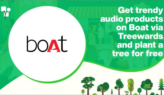 Get trendy audio products on Boat via Treewards and plant a tree for free!