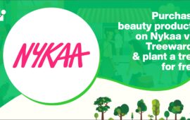 Purchase beauty products on Nykaa via Treewards and plant a tree for free