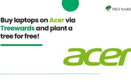 Buy laptops on Acer via Treewards and plant a tree for free