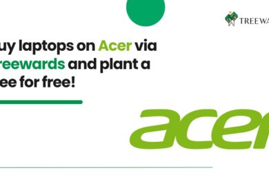 Buy laptops on Acer via Treewards and plant a tree for free