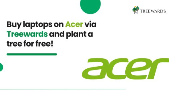 Buy laptops on Acer via Treewards and plant a tree for free