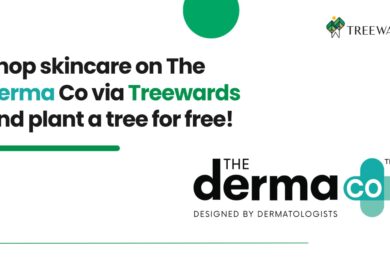 Shop skincare on The Derma Co via Treewards and plant a tree for free