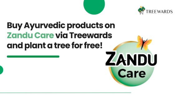 Buy Ayurvedic products on Zandu Care via Treewards and plant a tree for free!