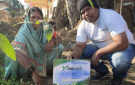 Tree Plantation Drive Story 81 – How Treewards aided Triveni Bai Dewangan