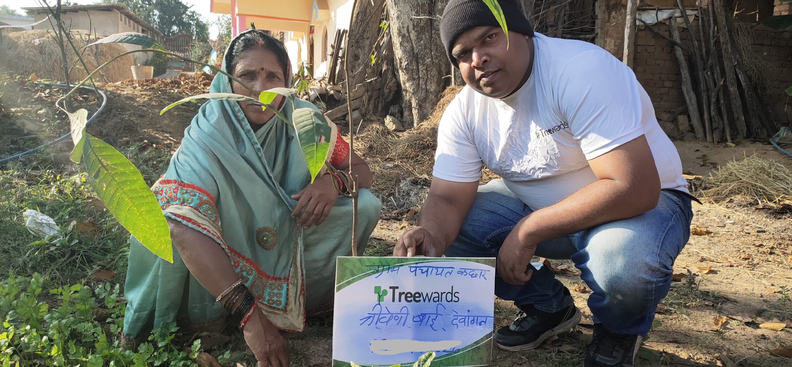 Tree Plantation Drive Story 81 – How Treewards aided Triveni Bai Dewangan