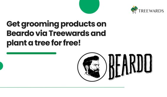 Get grooming products on Beardo via Treewards and plant a tree for free!