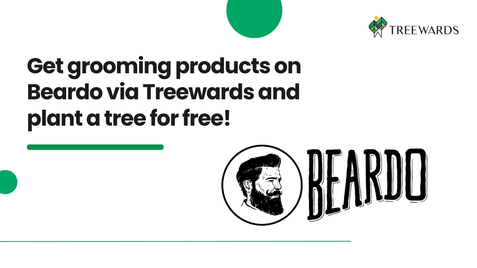 Get grooming products on Beardo via Treewards and plant a tree for free!