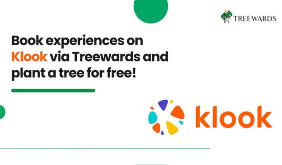 Book experiences on Klook via Treewards and plant a tree for free