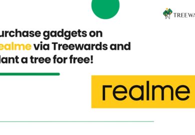 Purchase gadgets on Realme via Treewards and plant a tree for free