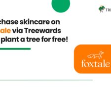 Purchase Skincare on Foxtale via Treewards and Plant a Tree for Free