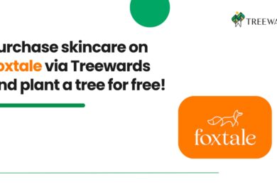 Purchase Skincare on Foxtale via Treewards and Plant a Tree for Free