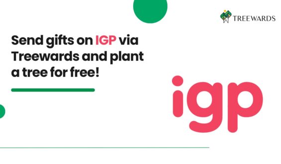 Send gifts on IGP via Treewards and plant a tree for free!