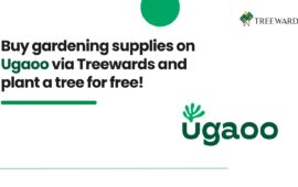 Buy gardening supplies on Ugaoo via Treewards and plant a tree for free!