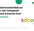 Shop home essentials on Koparo via Treewards and plant a tree for free