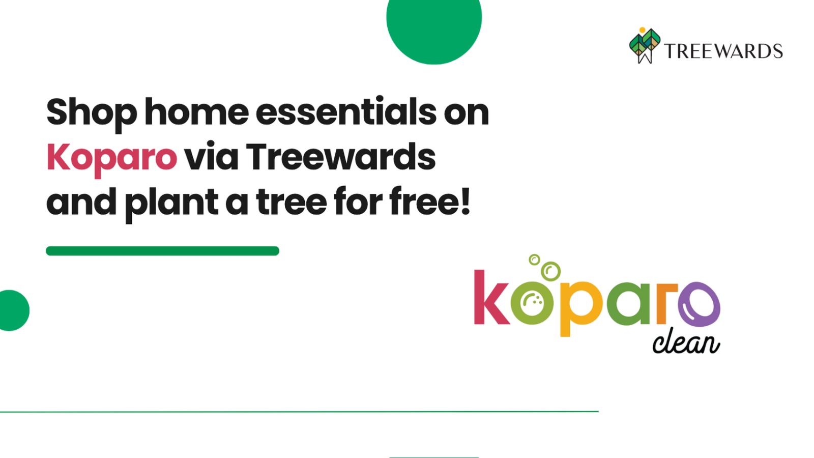 Shop home essentials on Koparo via Treewards and plant a tree for free