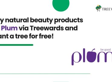 Buy natural beauty products on Plum via Treewards and plant a tree for free