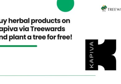 Buy herbal products on Kapiva via Treewards and plant a tree for free