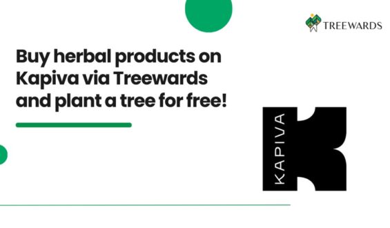Buy herbal products on Kapiva via Treewards and plant a tree for free
