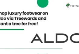 Shop luxury footwear on Aldo via Treewards and plant a tree for free