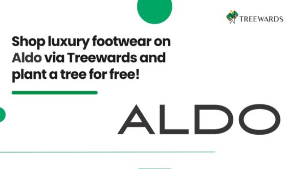Shop luxury footwear on Aldo via Treewards and plant a tree for free
