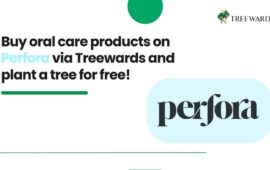 Buy oral care products on Perfora via Treewards and plant a tree for free