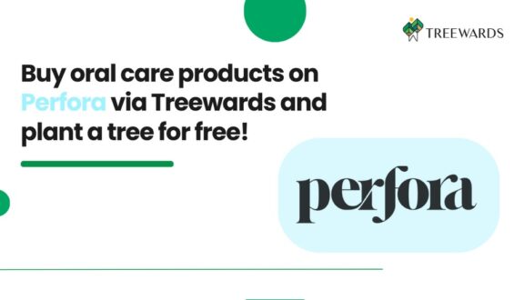 Buy oral care products on Perfora via Treewards and plant a tree for free