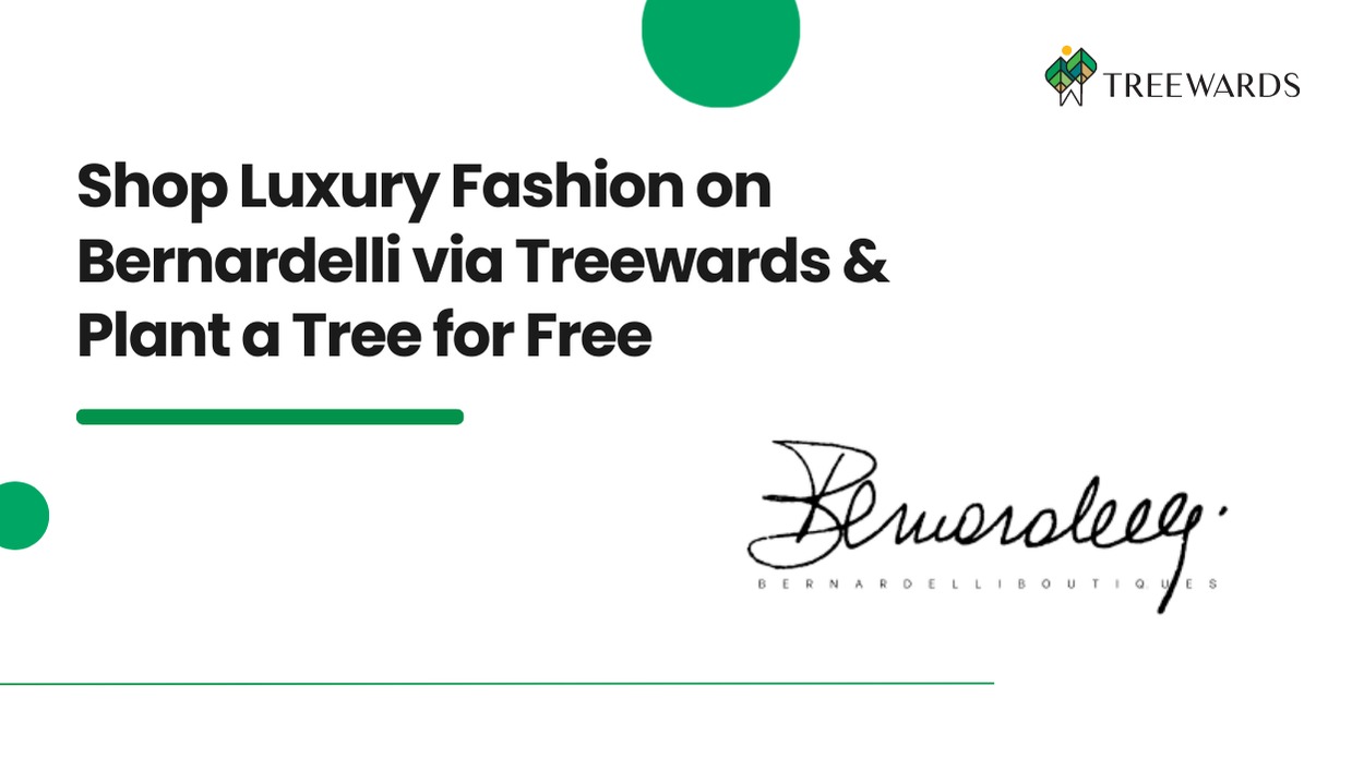 Shop Luxury Fashion on Bernardelli via Treewards & Plant a Tree for Free