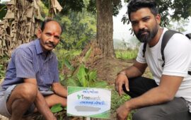 Tree Plantation Drive Story 124 – How Treewards aided Ramprasad Choudhary