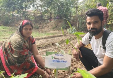 Tree Plantation Drive Story 123 – How Treewards helped Gajmati Choudhary