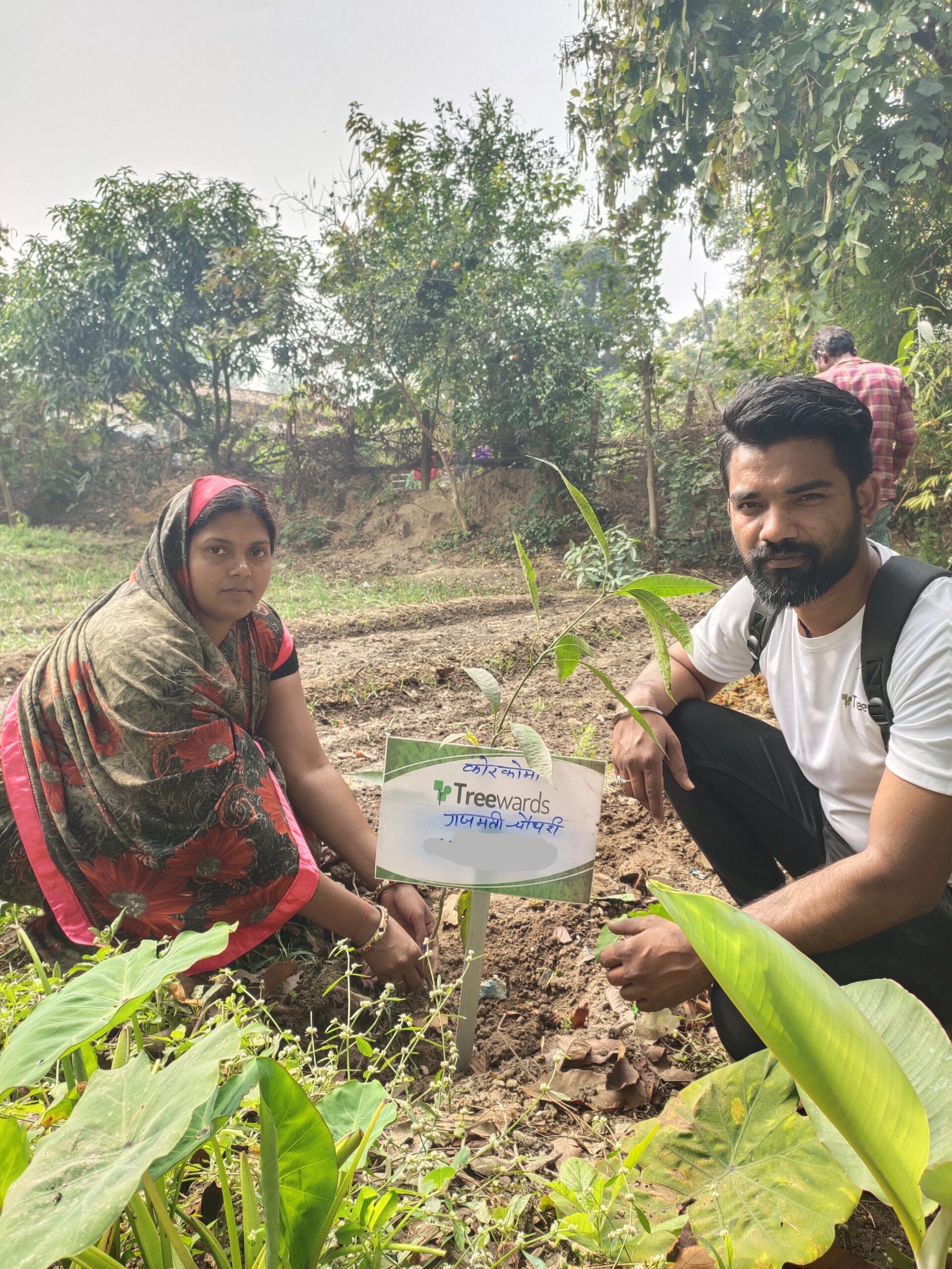 Tree Plantation Drive Story 123 – How Treewards helped Gajmati Choudhary