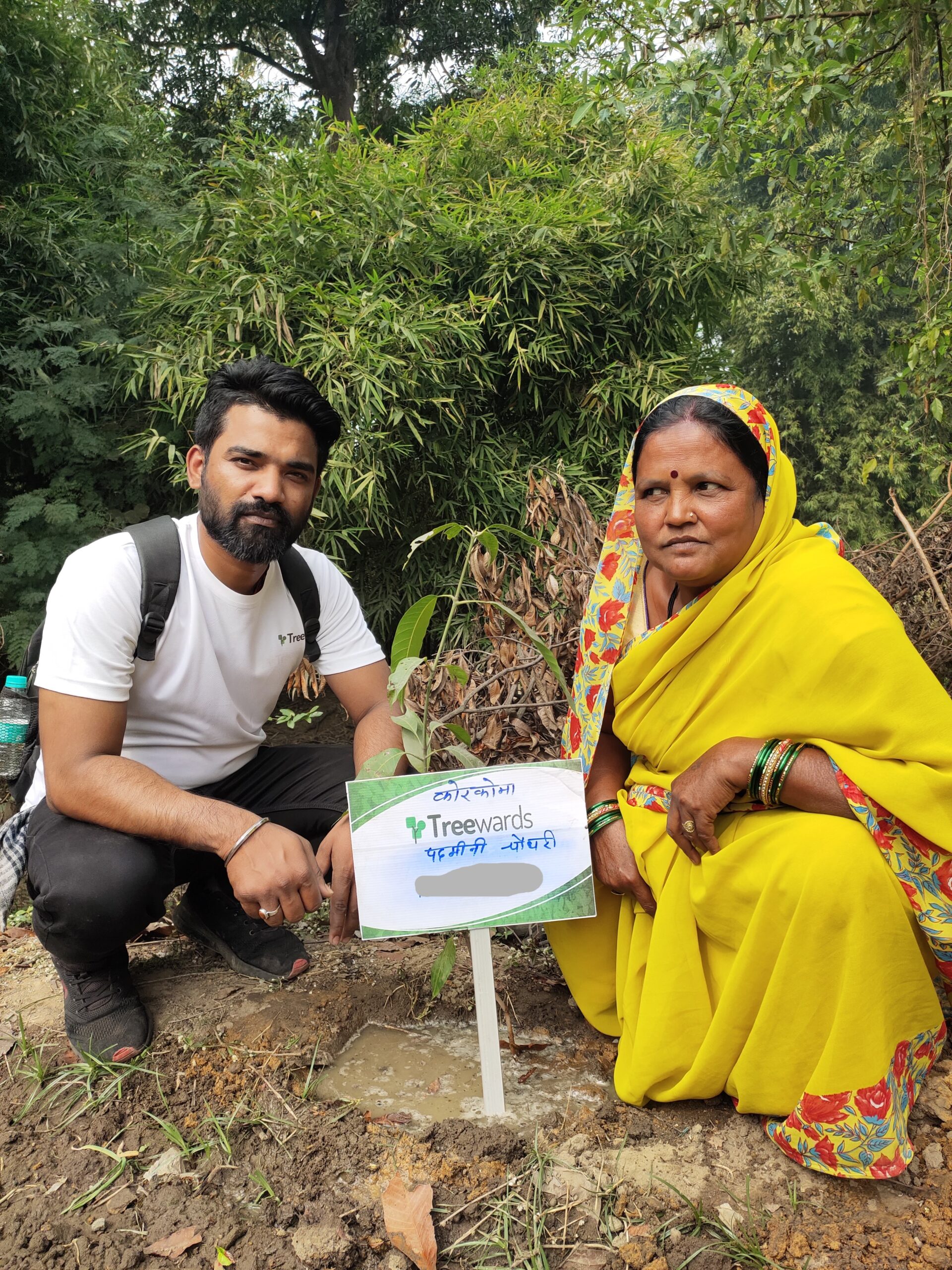 Tree Plantation Drive Story 125 – How Treewards aided Padmini Choudhary