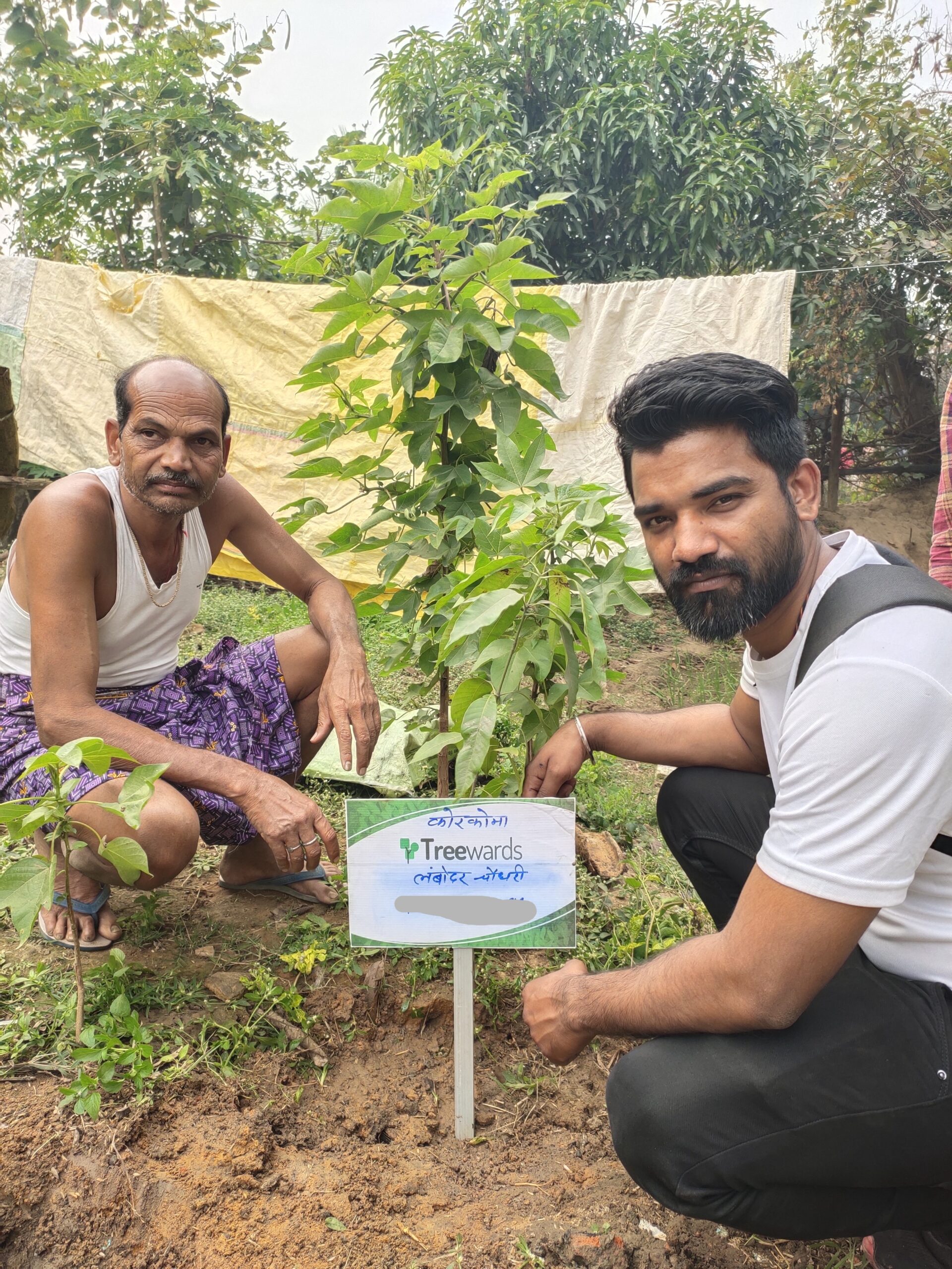 Tree Plantation Drive Story 127 – How Treewards aided Lambodhar Chaudhary