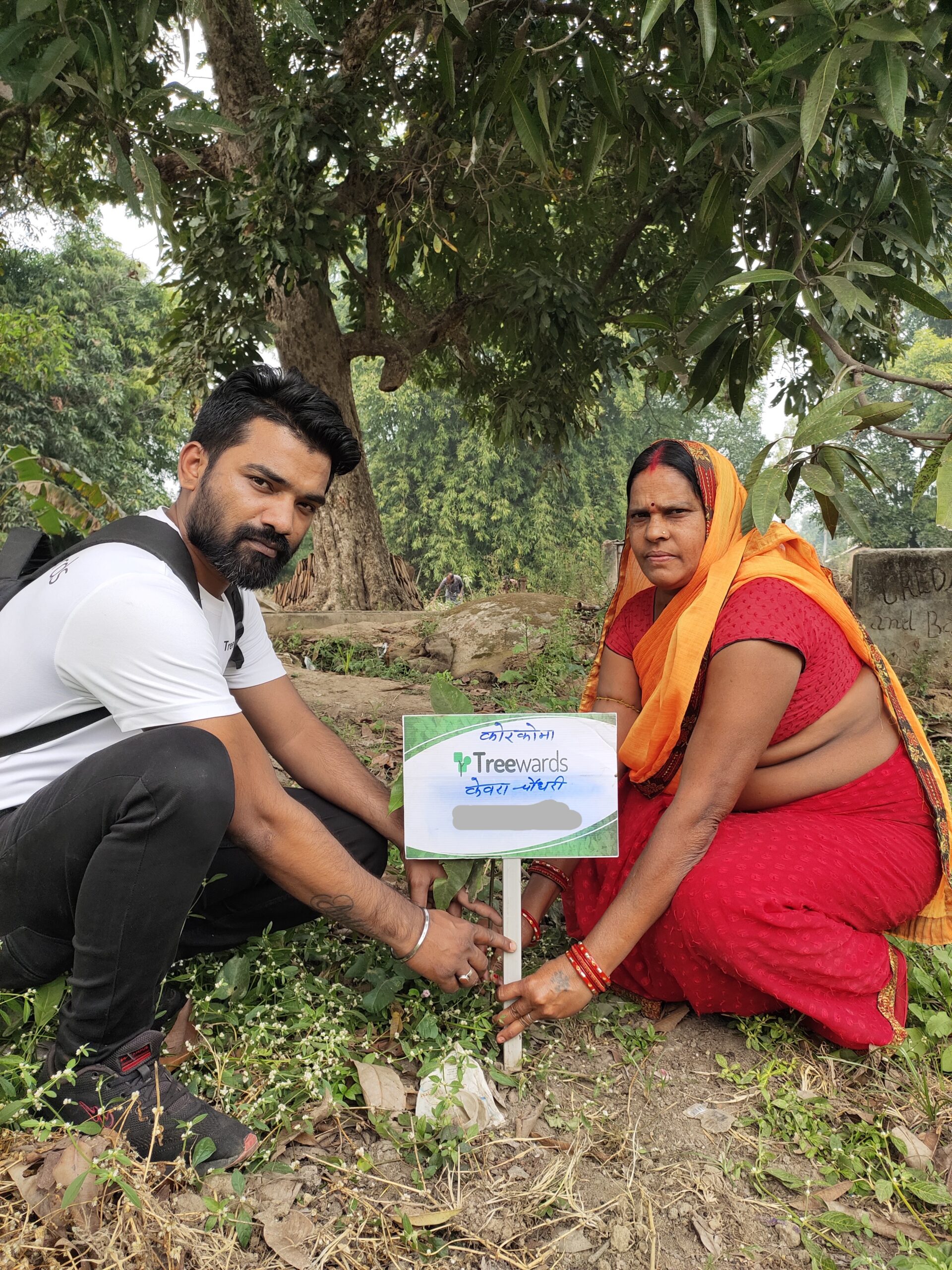 Tree Plantation Drive Story 128 – How Treewards aided Kevra Choudhary