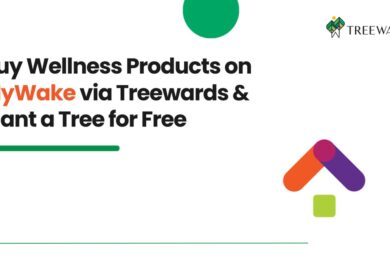 Buy Wellness Products on MyWake via Treewards and plant a tree for free