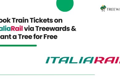 Book Train Tickets on ItaliaRail via Treewards and Plant a Tree for Free
